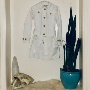 *SOLD* Banana Republic White Trench Coat